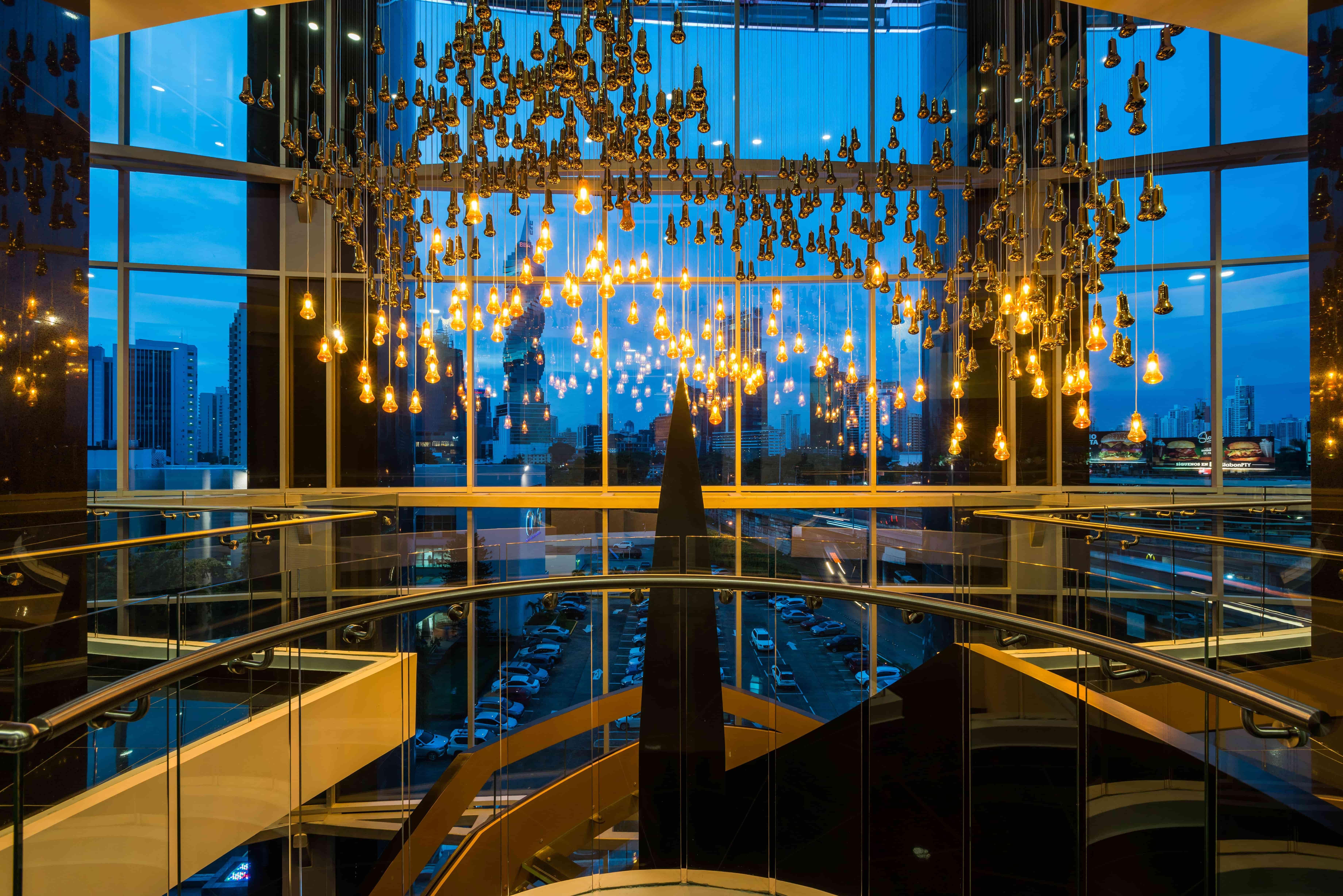 Hotel Las Americas Golden Tower Panama Exteriér fotografie The interior of the library