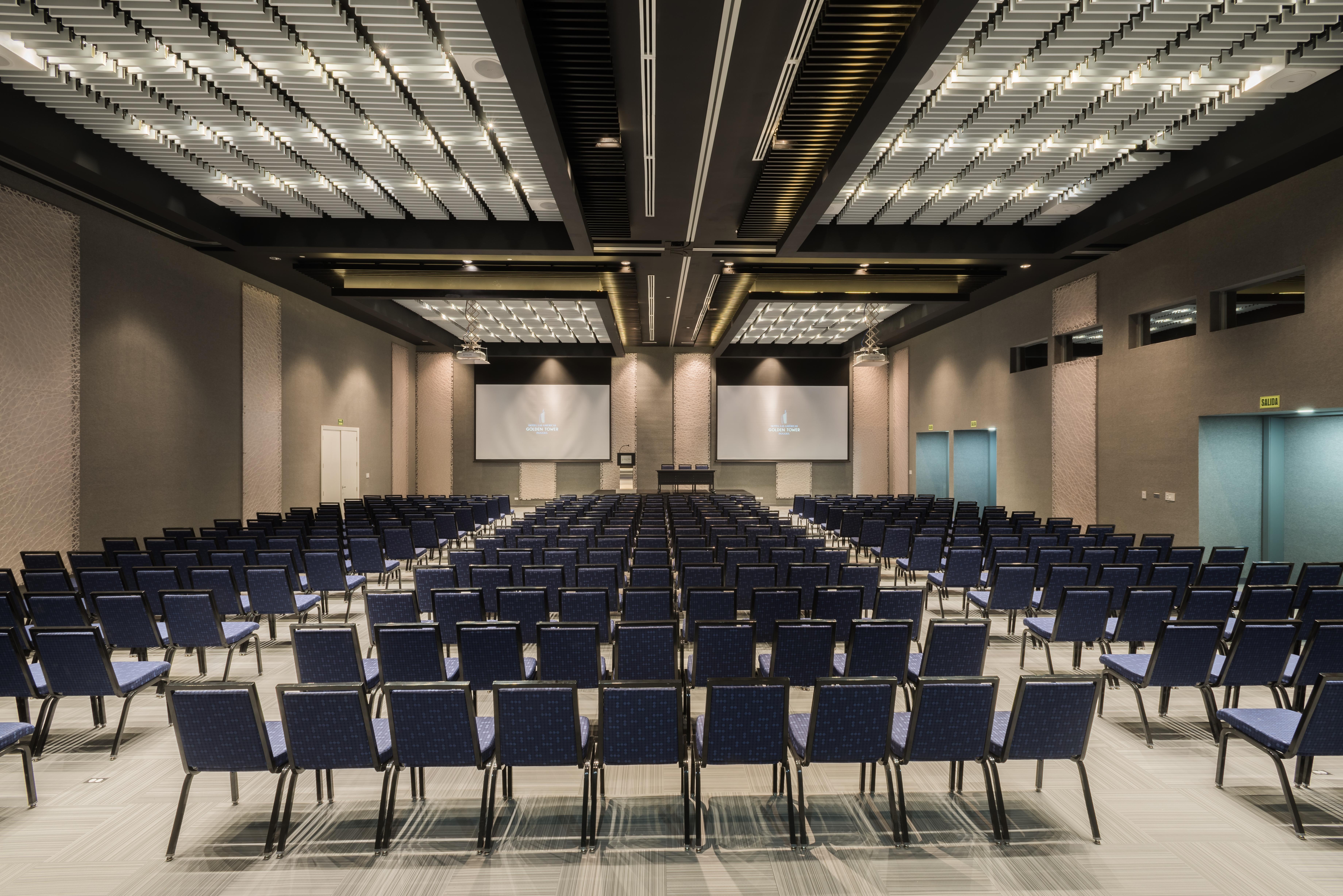 Hotel Las Americas Golden Tower Panama Exteriér fotografie The 3D rendering of the 1,000-seat conference hall