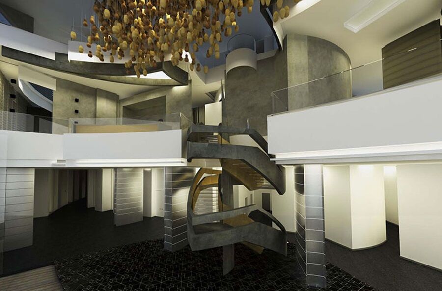 Hotel Las Americas Golden Tower Panama Exteriér fotografie Interior of the hotel